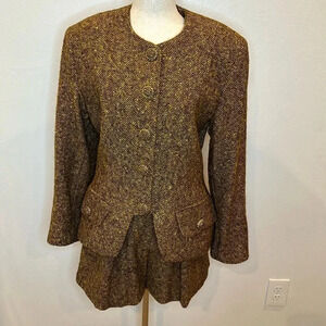 ZANG TOI VINTAGE 100% WOOL SHORT SUIT 1990